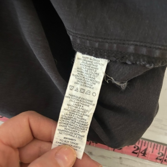 prAna Black Denim Broadway Skirt Size 8 - Picture 7 of 7